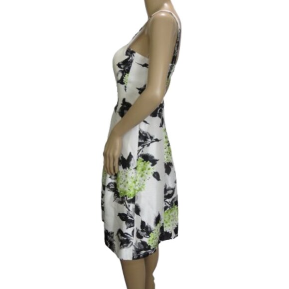 Laura Petites Floral Dress with Lime Green Bolero - Picture 6 of 9